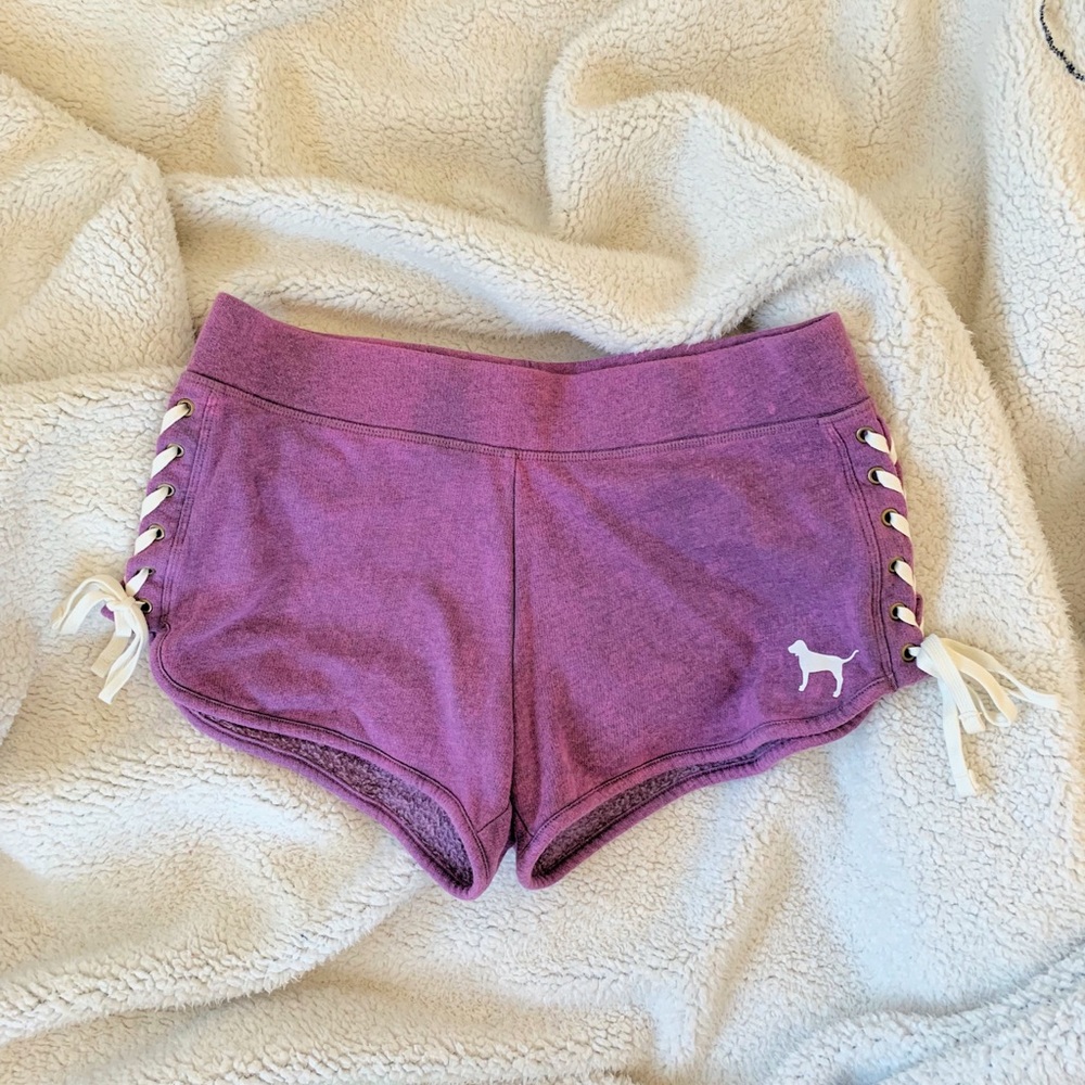 Pink by Victoria Secret Lace up Shorts